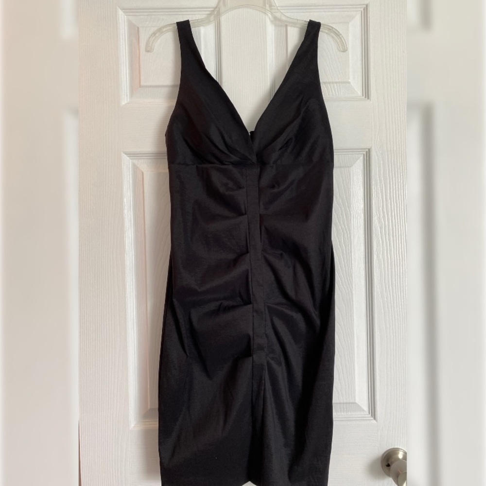 Black form fitting knee high dress size 13